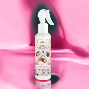 Spray d’ambiance maison et tissu – Fraise Chantilly – 220 ml