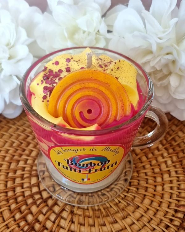 Bougie gourmande Bonbon Tutti Frutti – Image 2